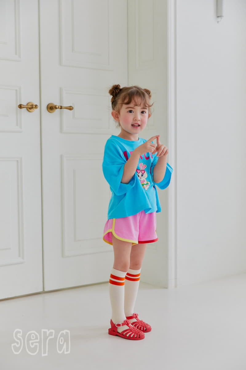 Sera - Korean Children Fashion - #fashionkids - Rainbow Rabbit Tee - 5