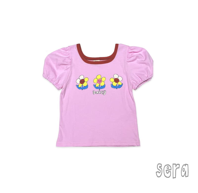 Sera - Korean Children Fashion - #kidsstore - Daisy Puff Tee - 8