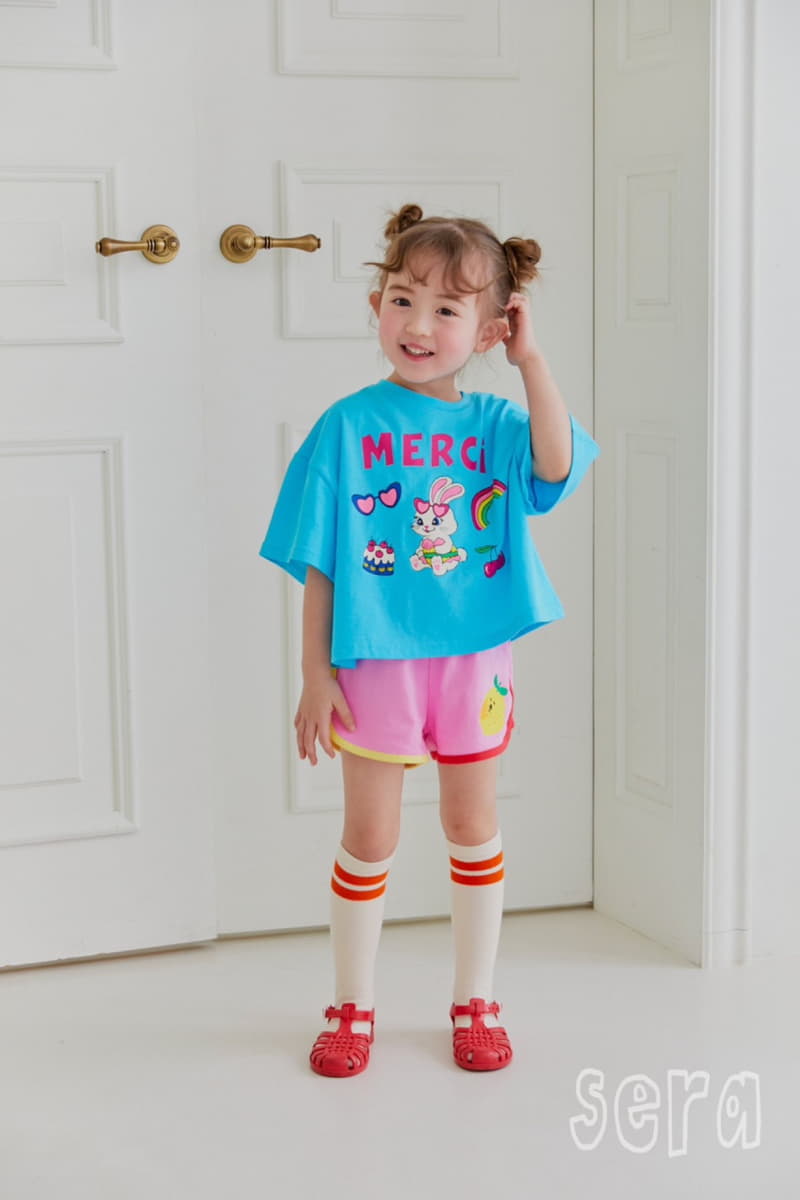 Sera - Korean Children Fashion - #kidsstore - Rainbow Rabbit Tee - 7