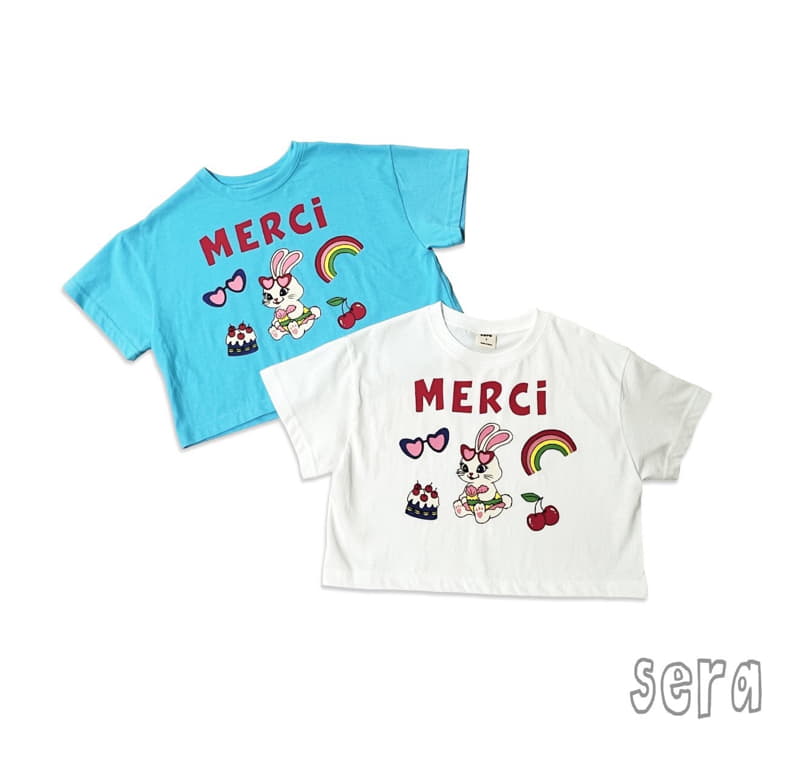 Sera - Korean Children Fashion - #kidzfashiontrend - Rainbow Rabbit Tee - 8