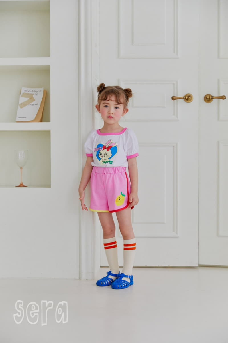 Sera - Korean Children Fashion - #kidzfashiontrend - Heart Rabbit Tee - 7