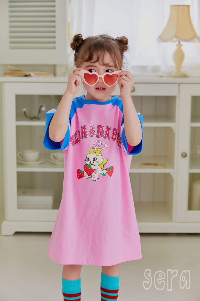 Sera - Korean Children Fashion - #littlefashionista - Ragaln Strawberry Rabbit One-piece - 4