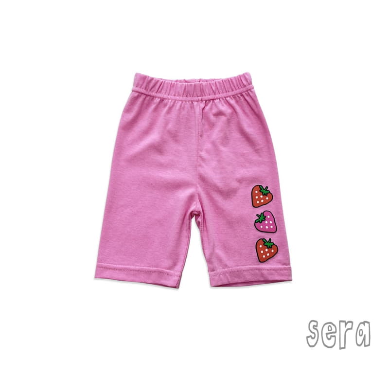 Sera - Korean Children Fashion - #minifashionista - Strawberry Leggings