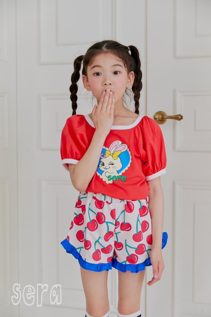 Sera - Korean Children Fashion - #prettylittlegirls - Heart Rabbit Tee - 12