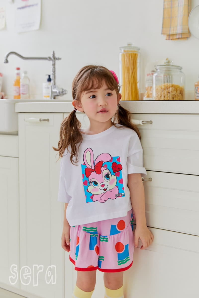 Sera - Korean Children Fashion - #stylishchildhood - Loose Fit Rabbit Top Bottom Set - 6