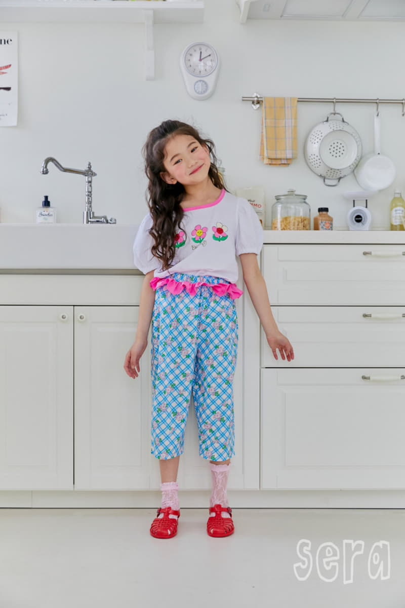 Sera - Korean Children Fashion - #stylishchildhood - Daisy Puff Tee