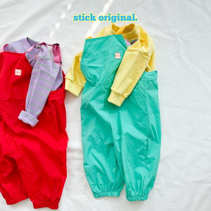 Stick - Korean Children Fashion - #Kfashion4kids - Play Dungarees Pants - 6