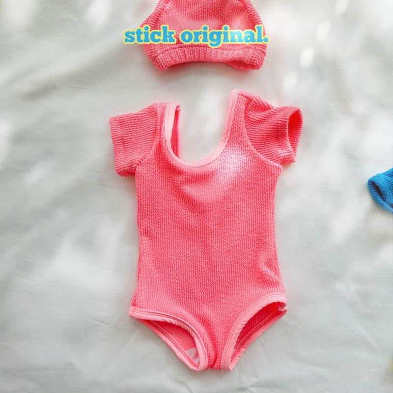 Stick - Korean Children Fashion - #fashionkids - Juicy Swimwear with Hat