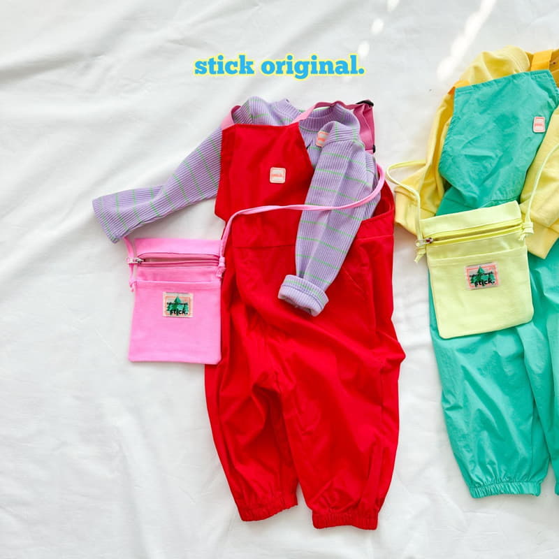 Stick - Korean Children Fashion - #kidsshorts - Play Dungarees Pants - 4