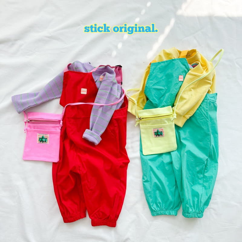 Stick - Korean Children Fashion - #kidzfashiontrend - Play Dungarees Pants - 5