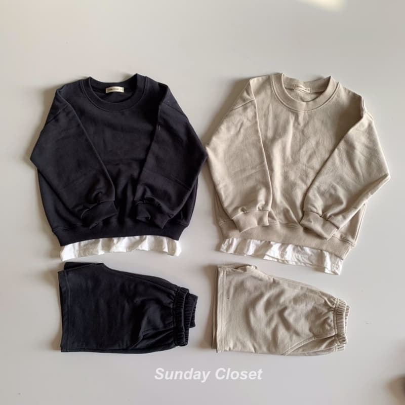 Sunday Closet - Korean Children Fashion - #Kfashion4kids - Kindergarten Layered Top Bottom Set - 8