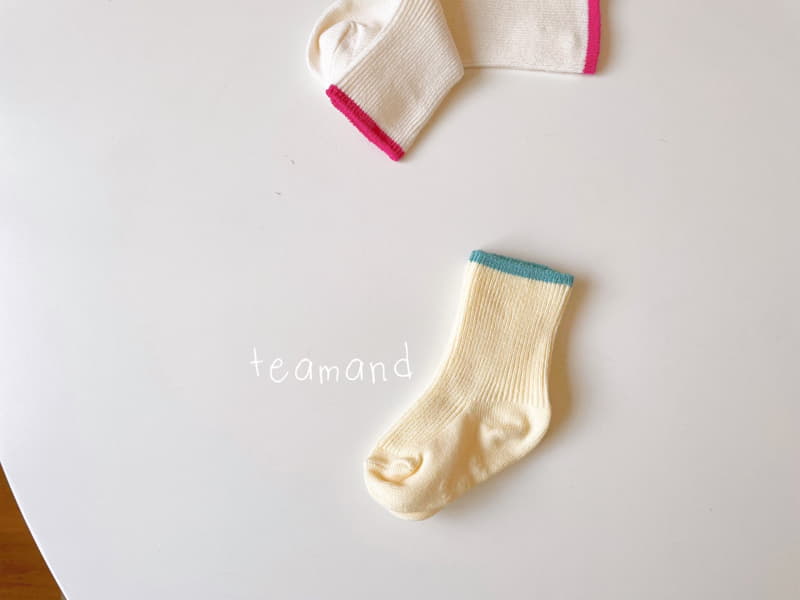 Teamand - Korean Children Fashion - #prettylittlegirls - Lemon Cake Socks Set with Mom - 2