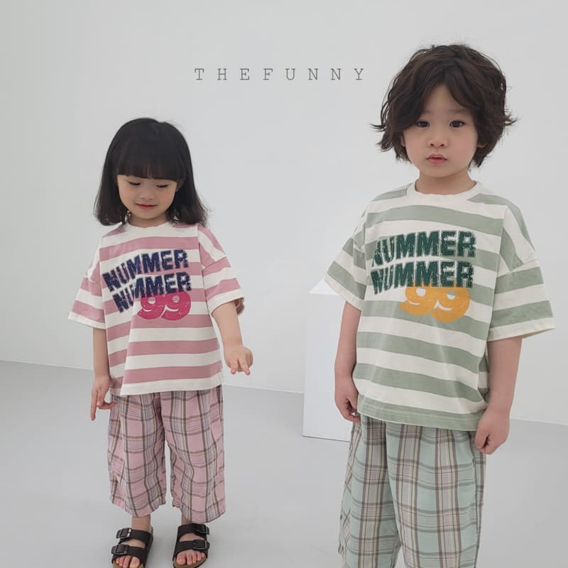 The Funny - Korean Children Fashion - #Kfashion4kids - Number Tee