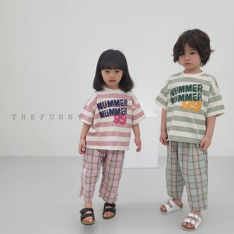 The Funny - Korean Children Fashion - #Kfashion4kids - Check Pants