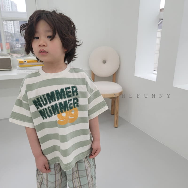 The Funny - Korean Children Fashion - #designkidswear - Number Tee - 9