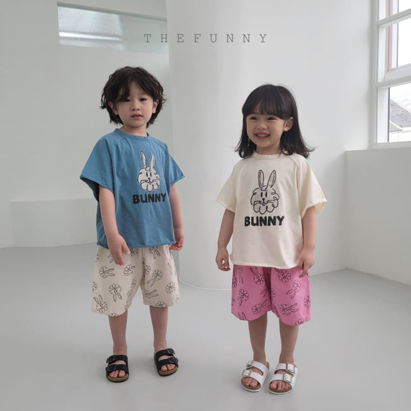 The Funny - Korean Children Fashion - #kidsshorts - Rabbit Tee