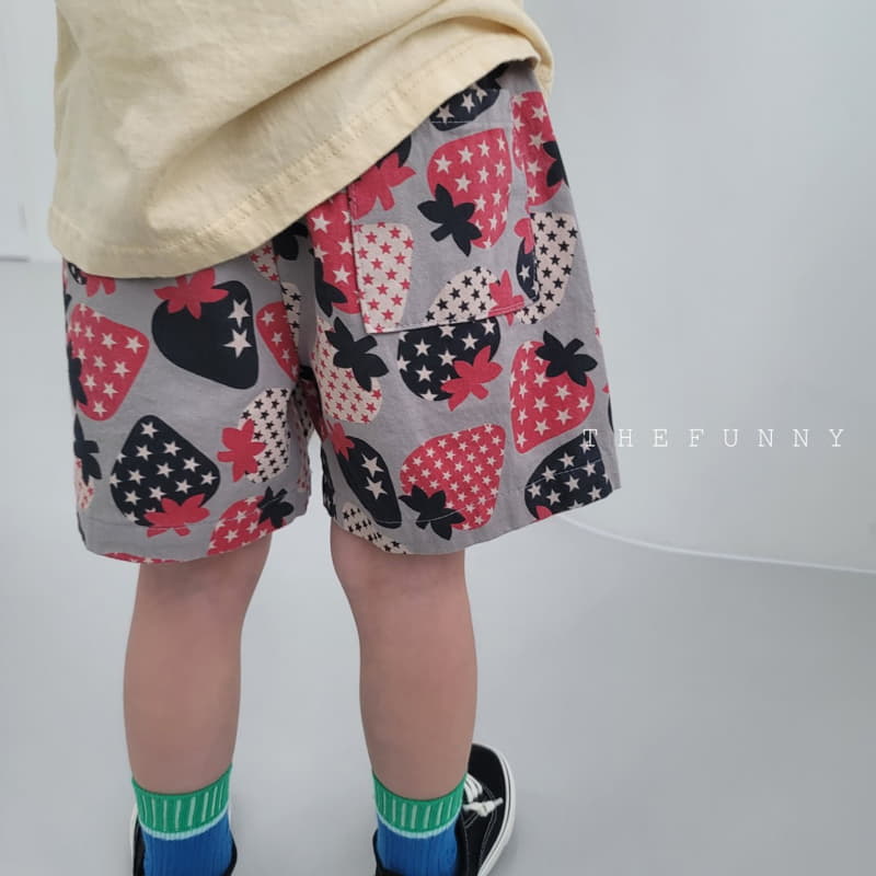 The Funny - Korean Children Fashion - #kidsshorts - Strawberry Pants - 10