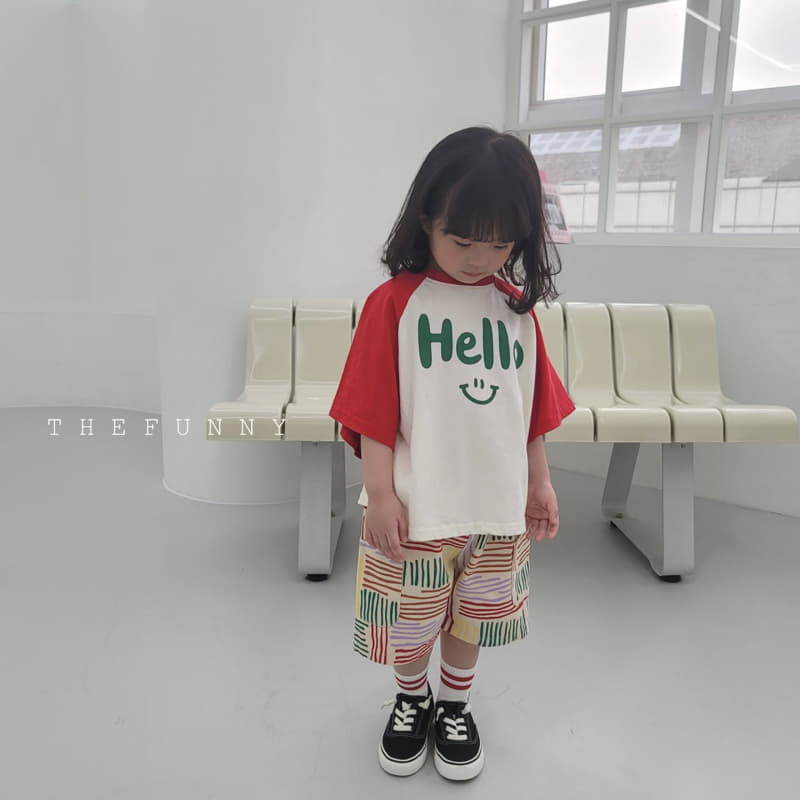 The Funny - Korean Children Fashion - #kidsshorts - Hello Tee - 7