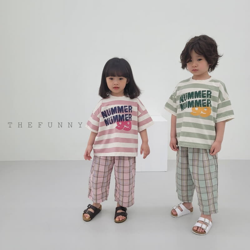 The Funny - Korean Children Fashion - #littlefashionista - Number Tee - 2