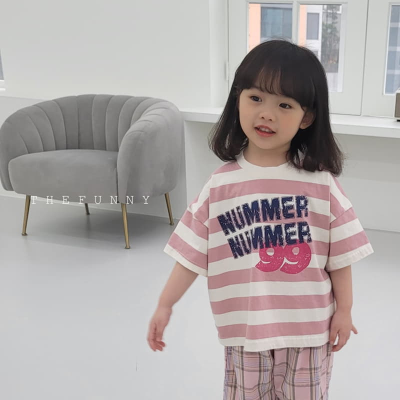 The Funny - Korean Children Fashion - #prettylittlegirls - Number Tee - 5