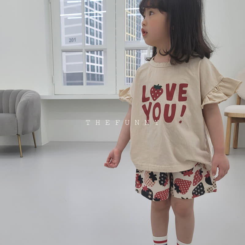 The Funny - Korean Children Fashion - #prettylittlegirls - Strawberry Pants - 3