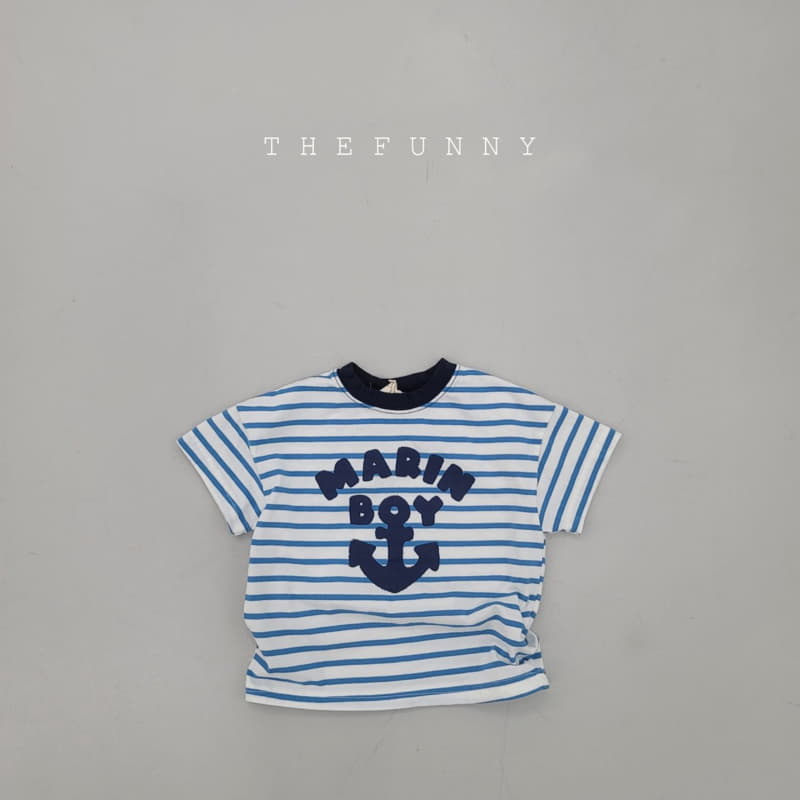 The Funny - Korean Children Fashion - #todddlerfashion - Marine Tee - 12