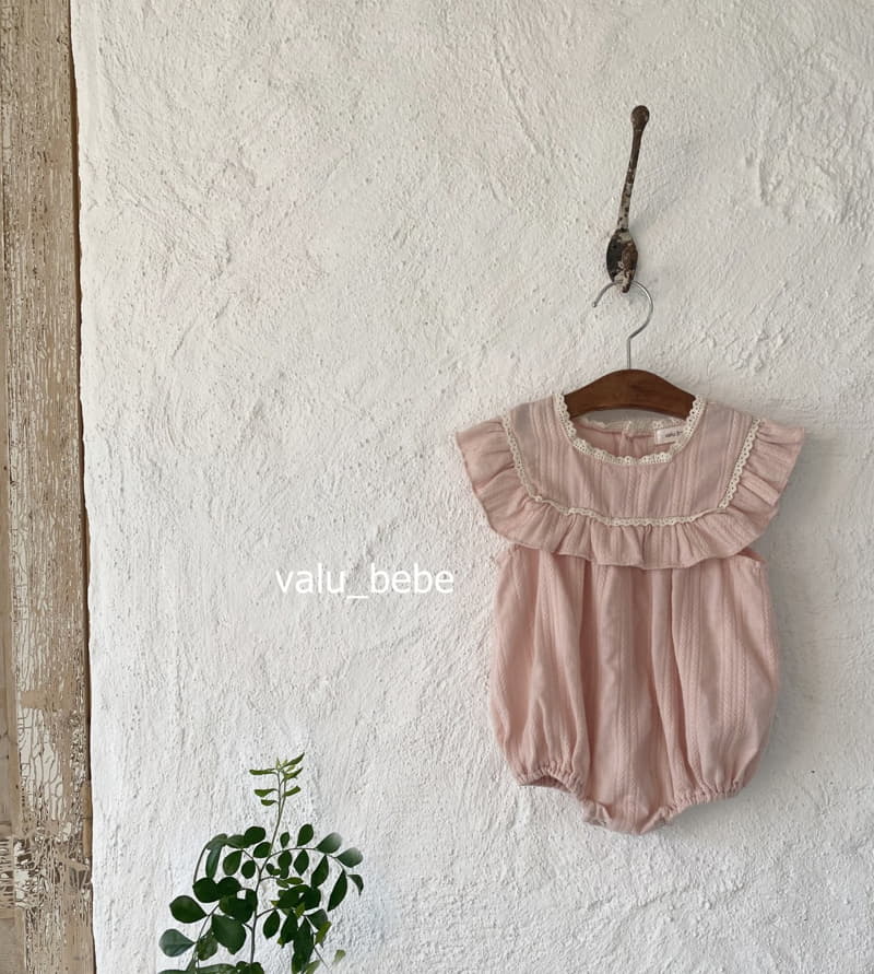 Valu Bebe - Korean Baby Fashion - #babyboutique - Square Frill Bodysuit - 4