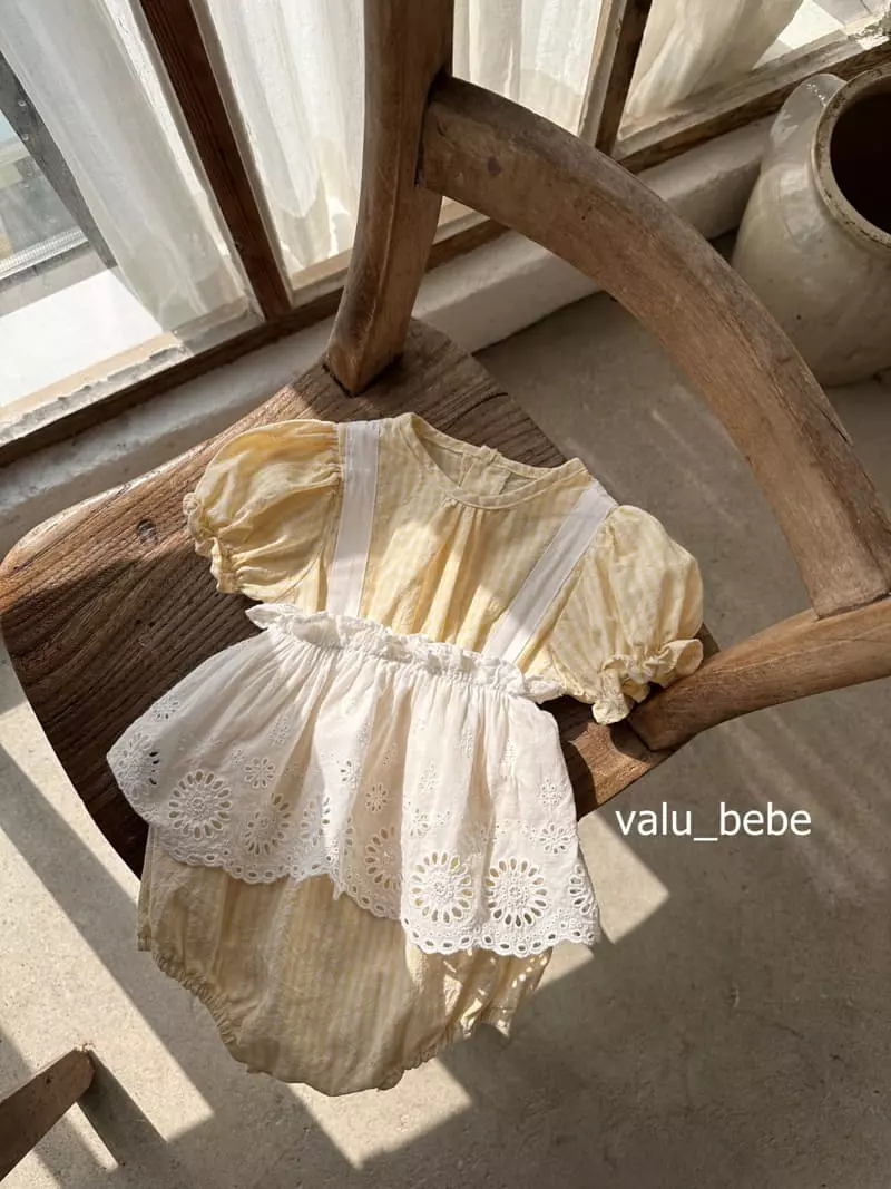 Valu Bebe - Korean Baby Fashion - #babyboutiqueclothing - Bona Apron Bodysuit - 10