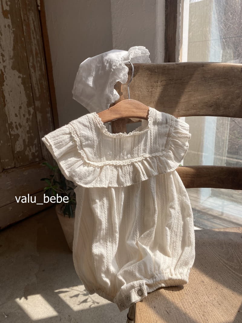 Valu Bebe - Korean Baby Fashion - #babyclothing - Square Frill Bodysuit - 6