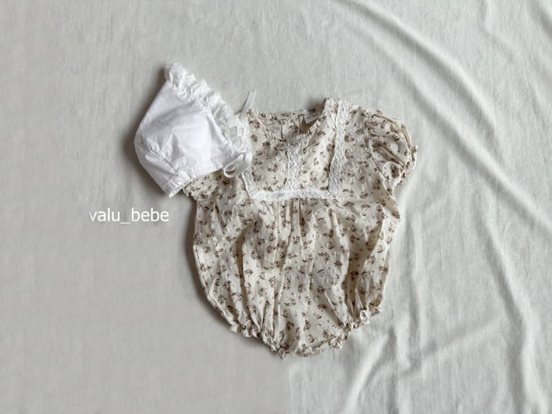 Valu Bebe - Korean Baby Fashion - #babyfashion - Lace Flower Bodysuit - 5