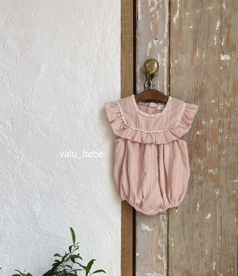 Valu Bebe - Korean Baby Fashion - #babygirlfashion - Square Frill Bodysuit - 9