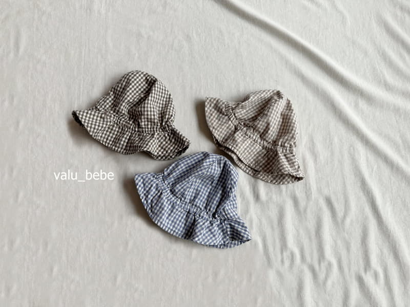 Valu Bebe - Korean Baby Fashion - #babygirlfashion - Check Buxket Hat - 4