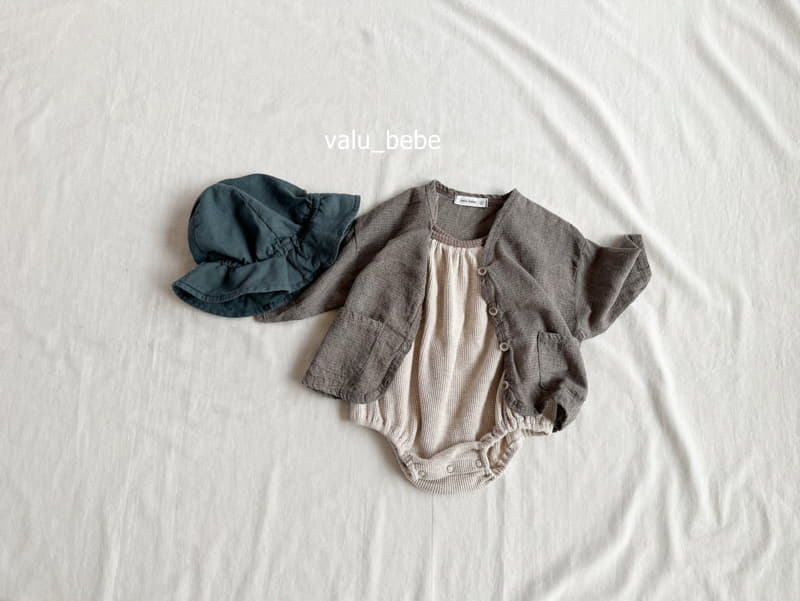 Valu Bebe - Korean Baby Fashion - #babyoninstagram - Banban String Waffle Bodysuit - 5