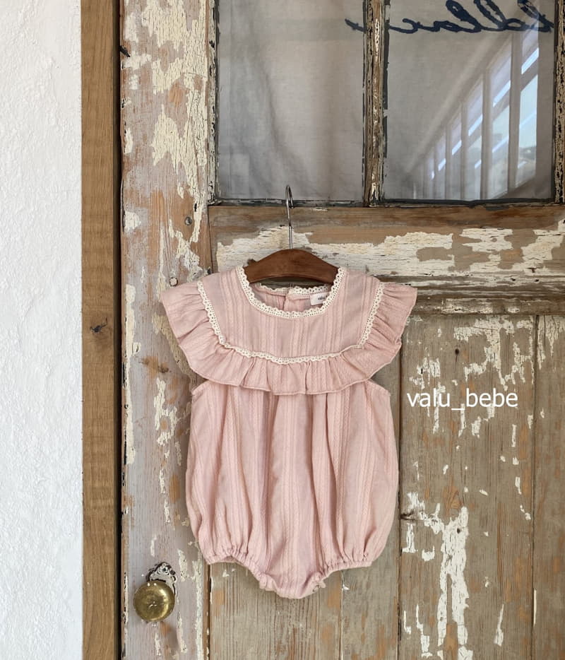 Valu Bebe - Korean Baby Fashion - #babyootd - Square Frill Bodysuit - 12