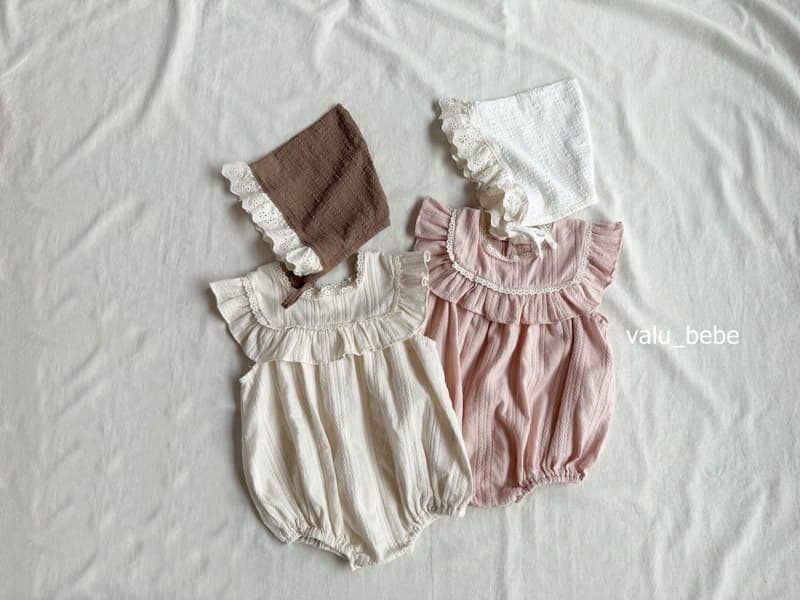 Valu Bebe - Korean Baby Fashion - #babyoutfit - Yoru Lace Bonnet - 9