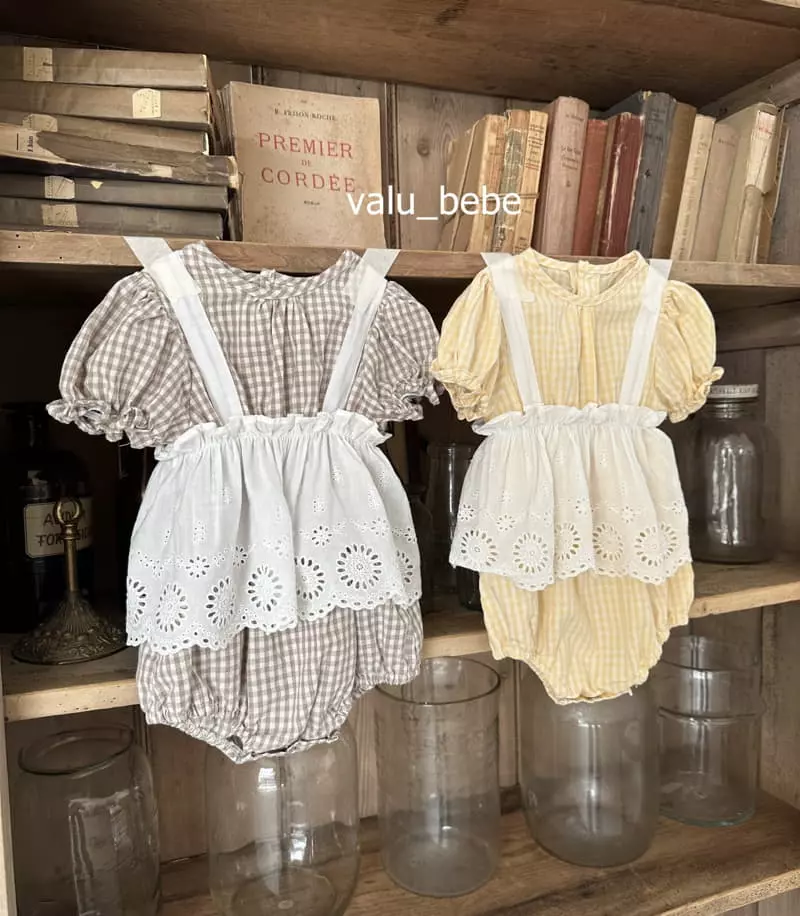 Valu Bebe - Korean Baby Fashion - #onlinebabyboutique - Bona Apron Bodysuit - 6