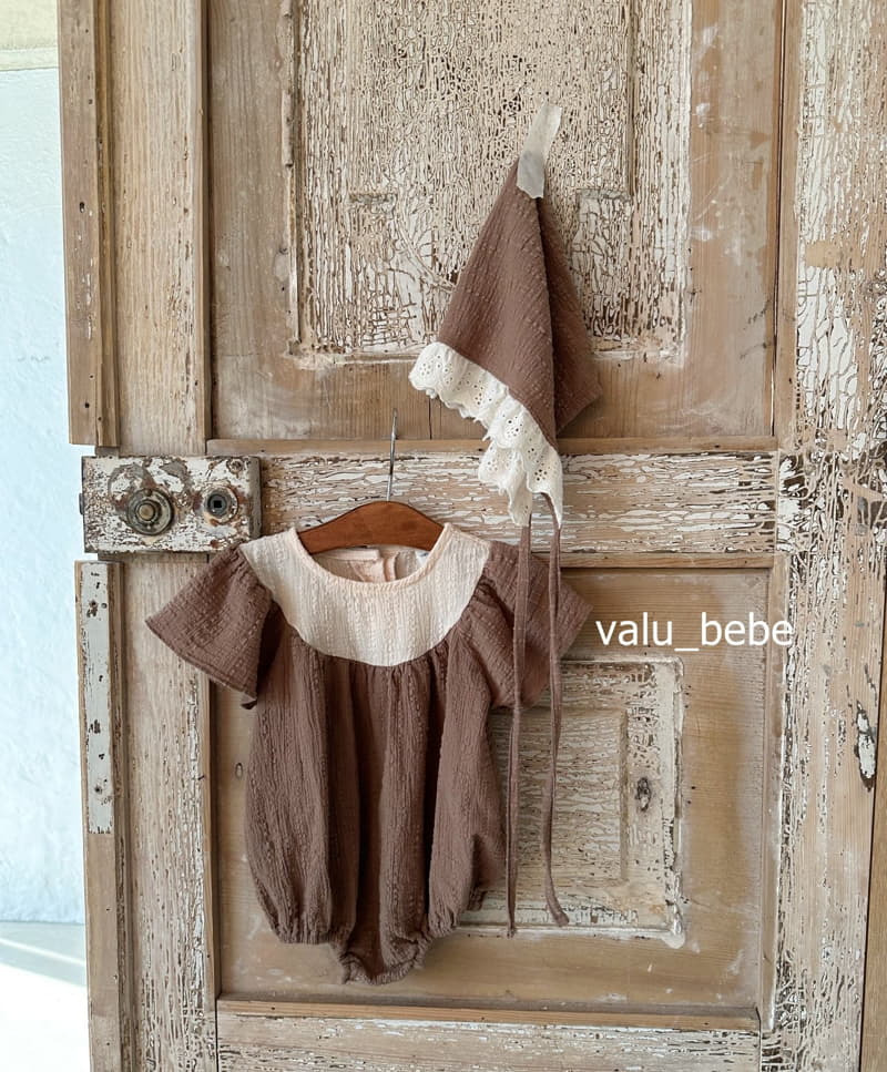 Valu Bebe - Korean Baby Fashion - #onlinebabyboutique - Yoru Lace Bonnet - 12