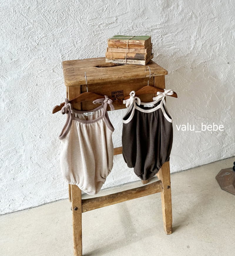 Valu Bebe - Korean Baby Fashion - #onlinebabyshop - Banban String Waffle Bodysuit - 11