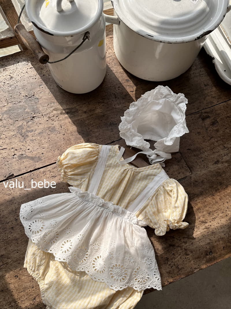 Valu Bebe - Korean Baby Fashion - #onlinebabyshop - Petit Lace Bonnet - 5