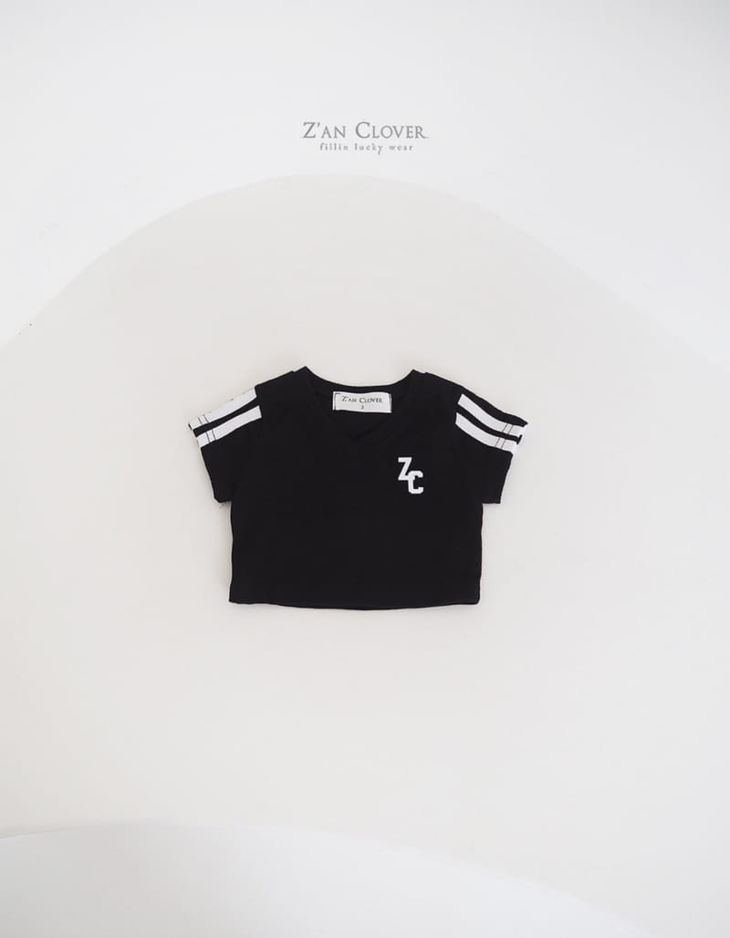 Zan Clover - Korean Children Fashion - #Kfashion4kids - Taping V Short Tee - 5