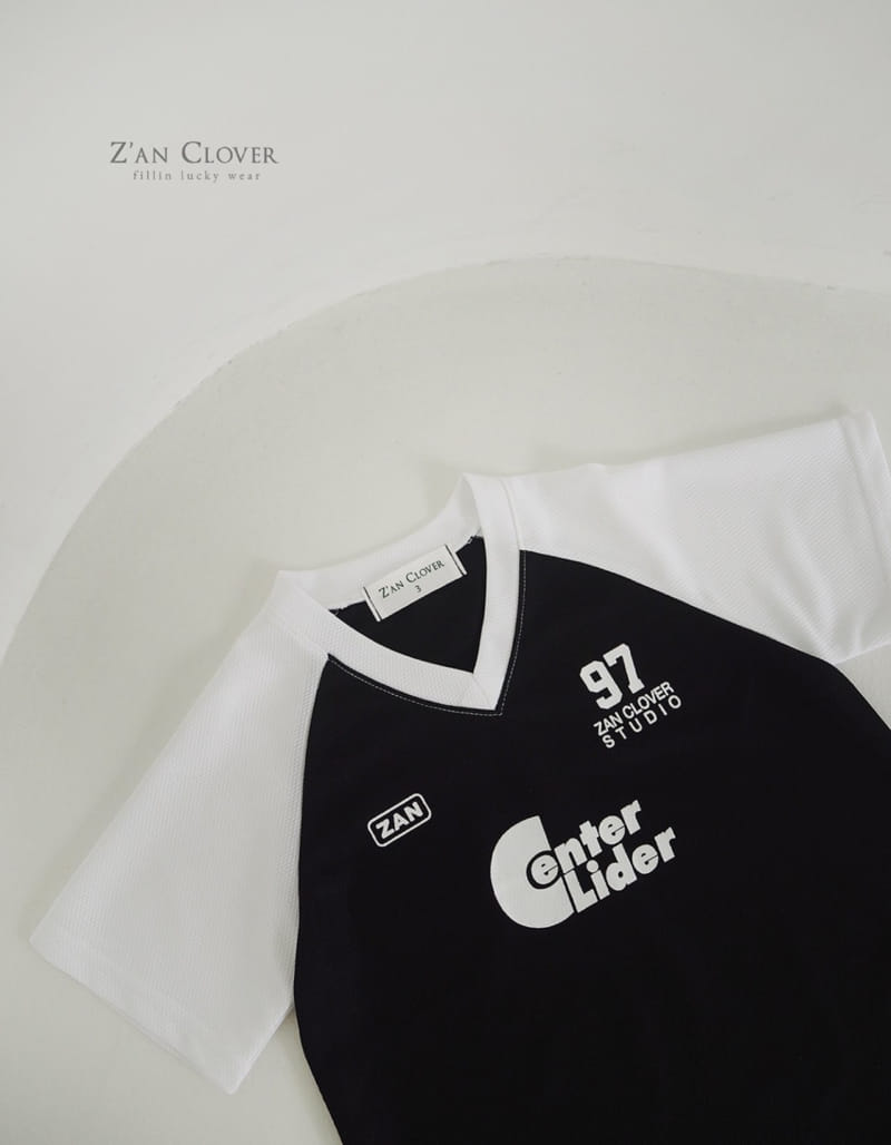 Zan Clover - Korean Children Fashion - #Kfashion4kids - Center Football Tee - 3