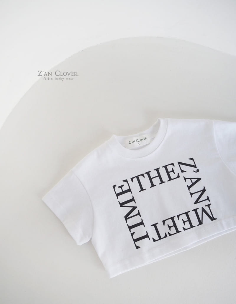 Zan Clover - Korean Children Fashion - #stylishchildhood - Time Short Tee - 4