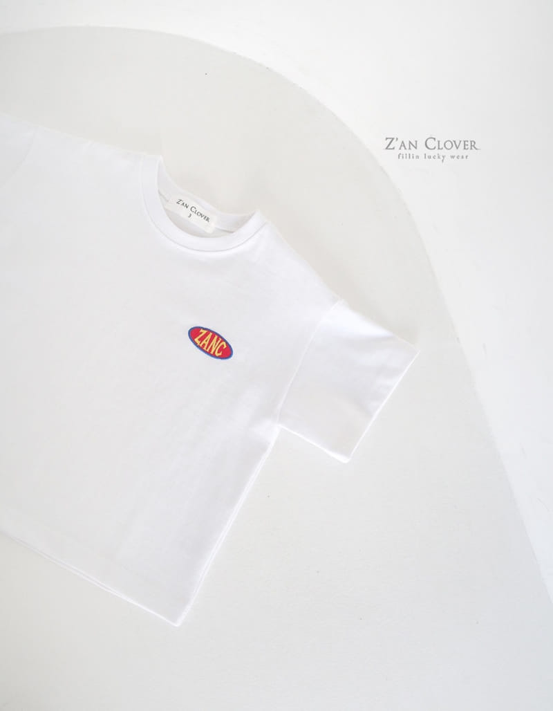 Zan Clover - Korean Children Fashion - #childofig - Embrodiery Tee - 4