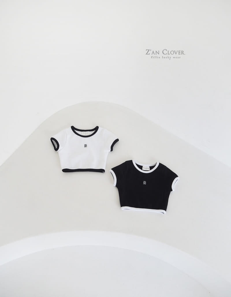 Zan Clover - Korean Children Fashion - #discoveringself - U Neck Tee