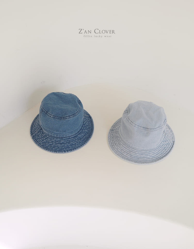 Zan Clover - Korean Children Fashion - #discoveringself - Denim Bucket Hat - 3