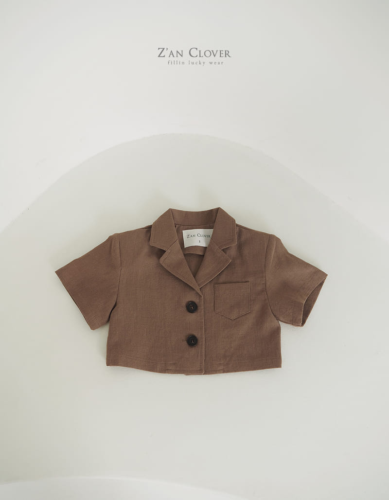 Zan Clover - Korean Children Fashion - #discoveringself - Linen Short Jacket