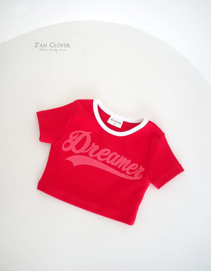 Zan Clover - Korean Children Fashion - #fashionkids - Dreamer Crop Tee - 3