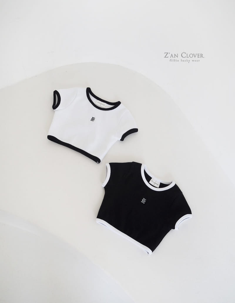 Zan Clover - Korean Children Fashion - #fashionkids - U Neck Tee - 2