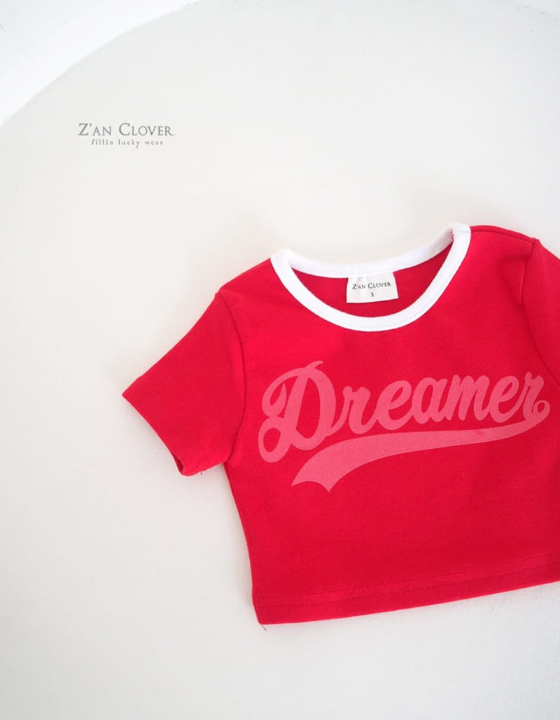 Zan Clover - Korean Children Fashion - #fashionkids - Dreamer Crop Tee - 4