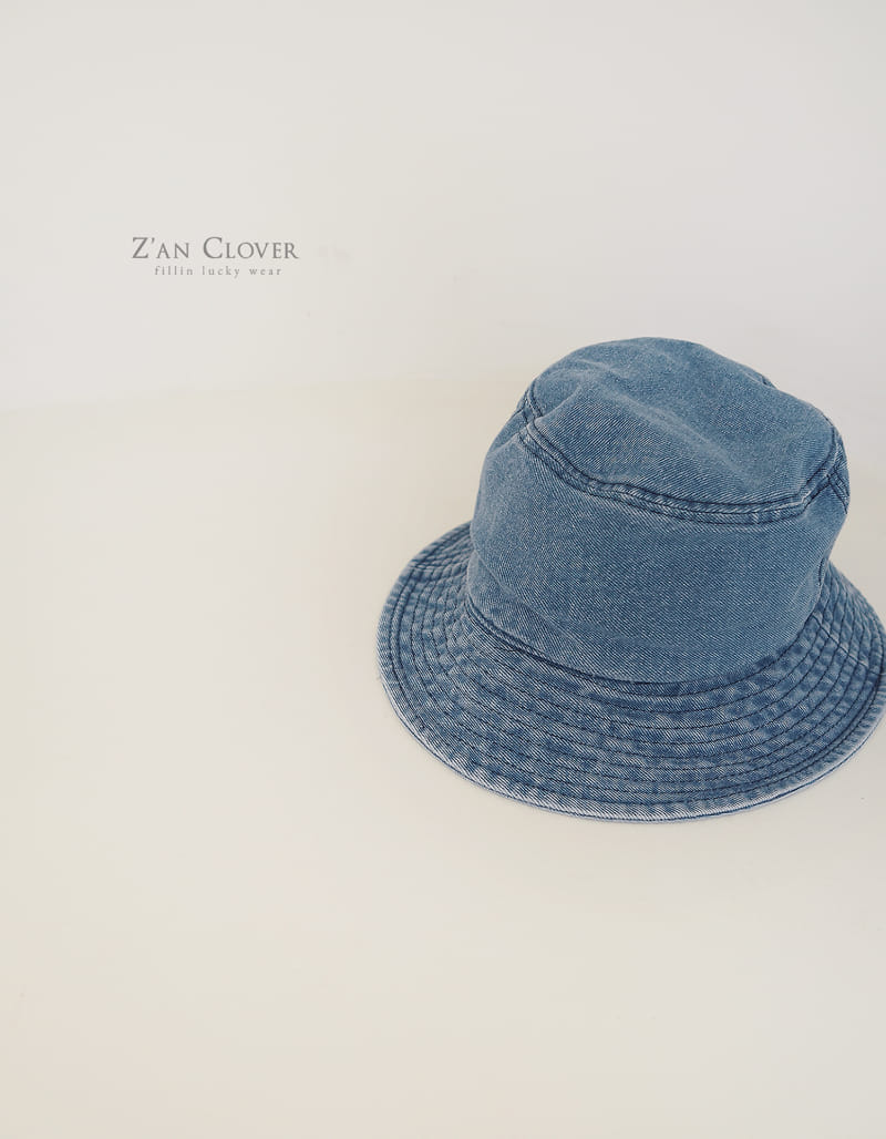 Zan Clover - Korean Children Fashion - #kidsshorts - Denim Bucket Hat - 5